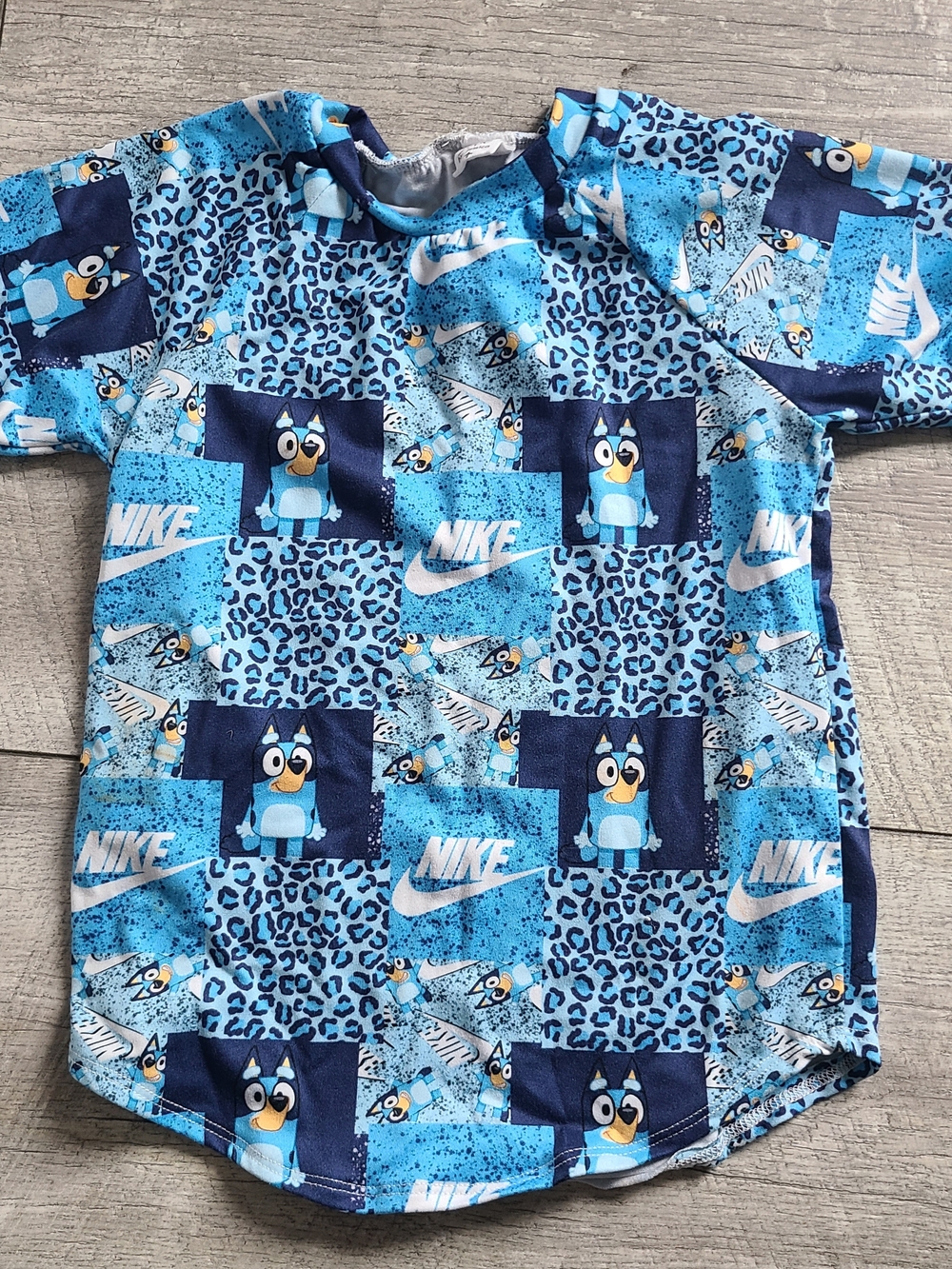 Nike Blue & Navy Kids Graphic Tee with Character Set Shirt & Pants
